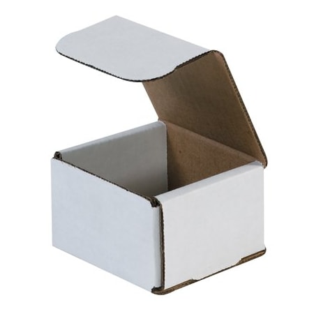 Bsc Preferred 3 x 3 x 2'' White Corrugated Mailers, 50PK BUY00023795